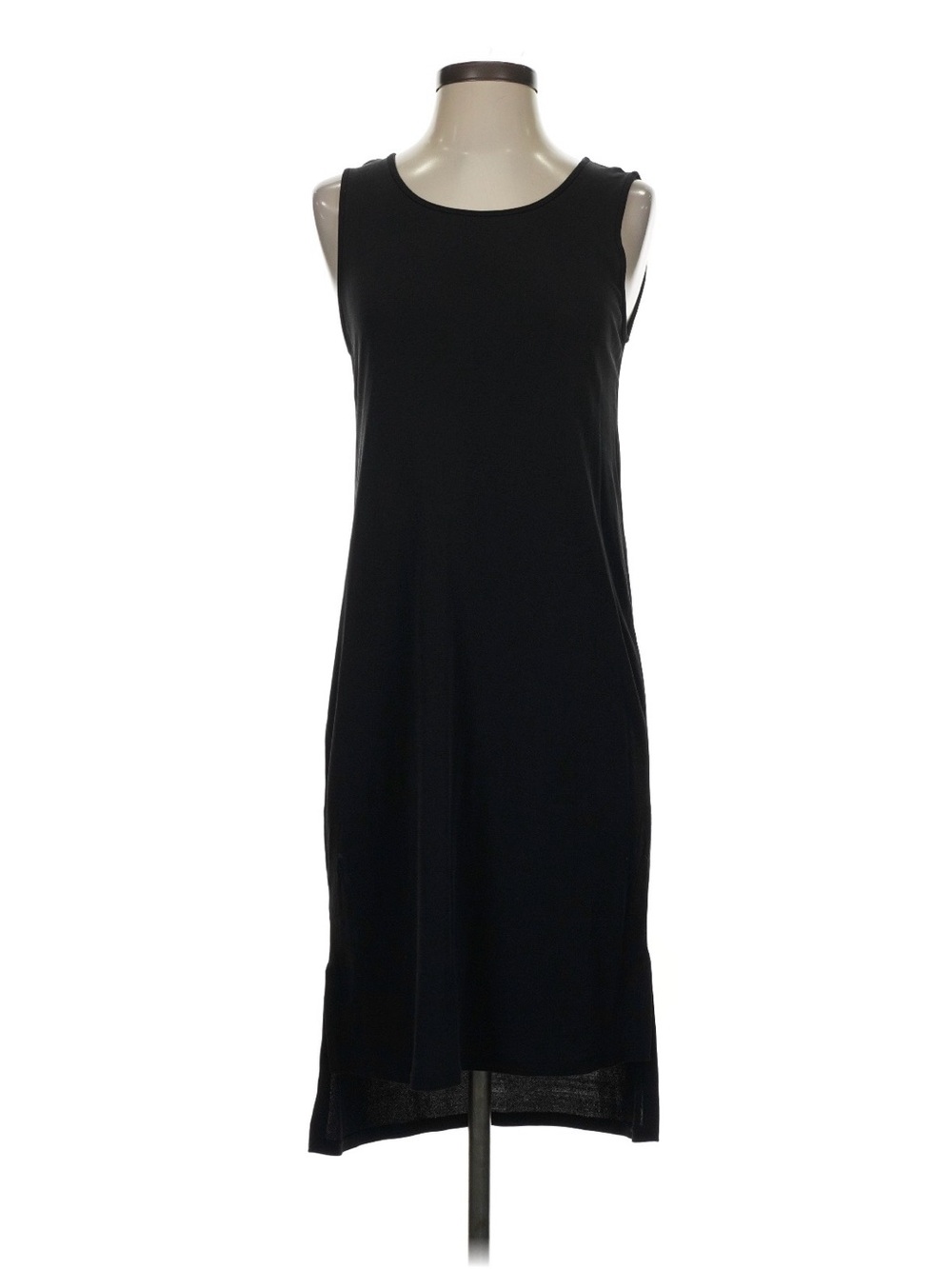 Eileen Fisher Black High-Low Sleeveless Dress